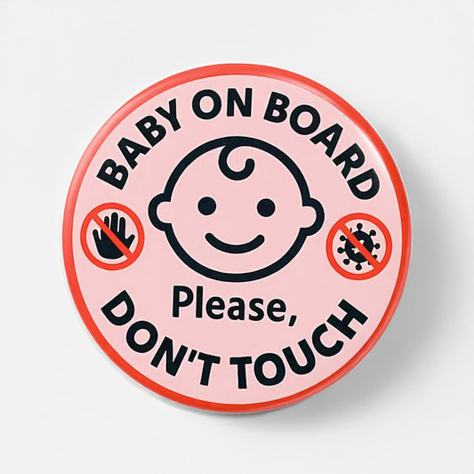 Don't Touch Pin Up Button